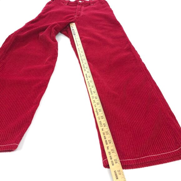 LISA SAYS GAH Dylan Pant Corduroy Cherry Red Bows Coquette Streetwear Girly Boho - Picture 8 of 11